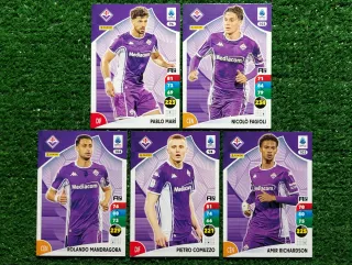 5 Carte Fiorentina Adrenalyn XL Panini 2025/26