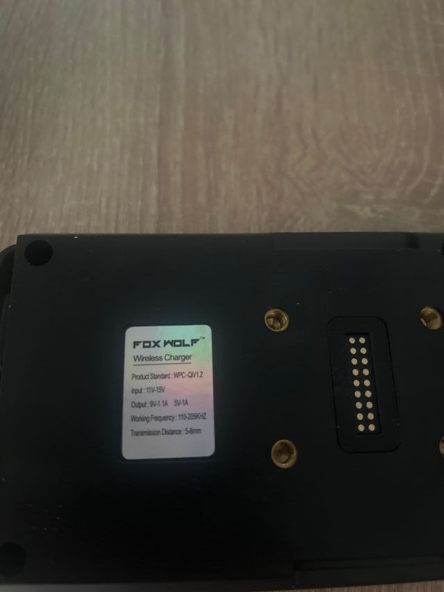 Cargador Inalámbrico FoxWOLF Moto