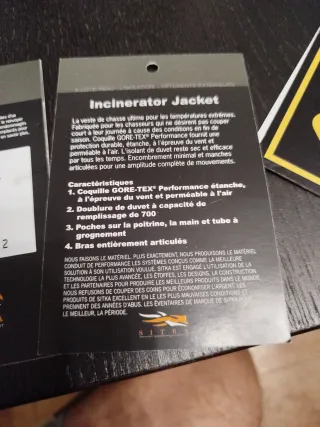 Chaqueta de caza Sitka Incinerator Jacket