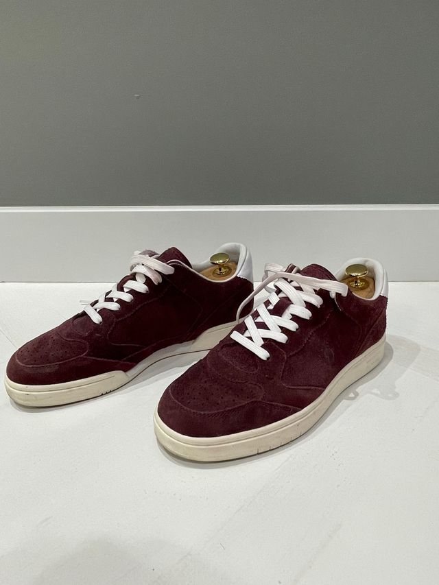 Zapatillas Polo Ralph Lauren burdeos talla 40