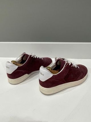 Zapatillas Polo Ralph Lauren burdeos talla 40