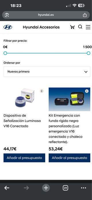 Baliza V16 Hyundai Luz Emergencia DGT