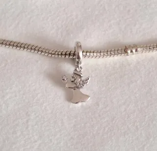 Colgante Ángel con Cruz Plata