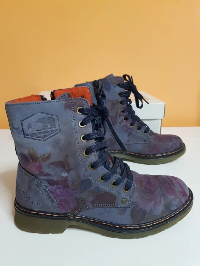 Botines Bull Boxer Talla 38 Florales