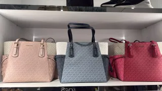 Bolso Tote Michael Kors Original Azul y Blanco