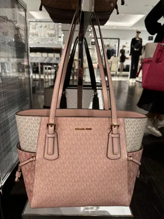 Bolso Tote Michael Kors Original Azul y Blanco