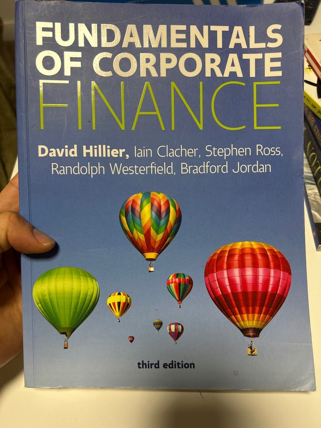 Fundamentals of Corporate Finance