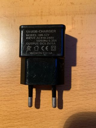 Cargador USB 1A HN-13Y