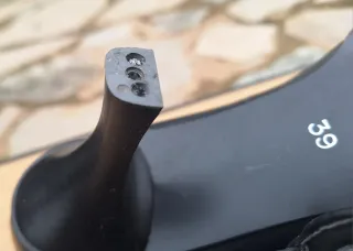 Zapatos de tacón negros talla 39 De piel.