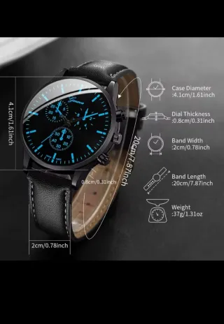 Conjunto Reloj, Pulsera y Collar para hombre