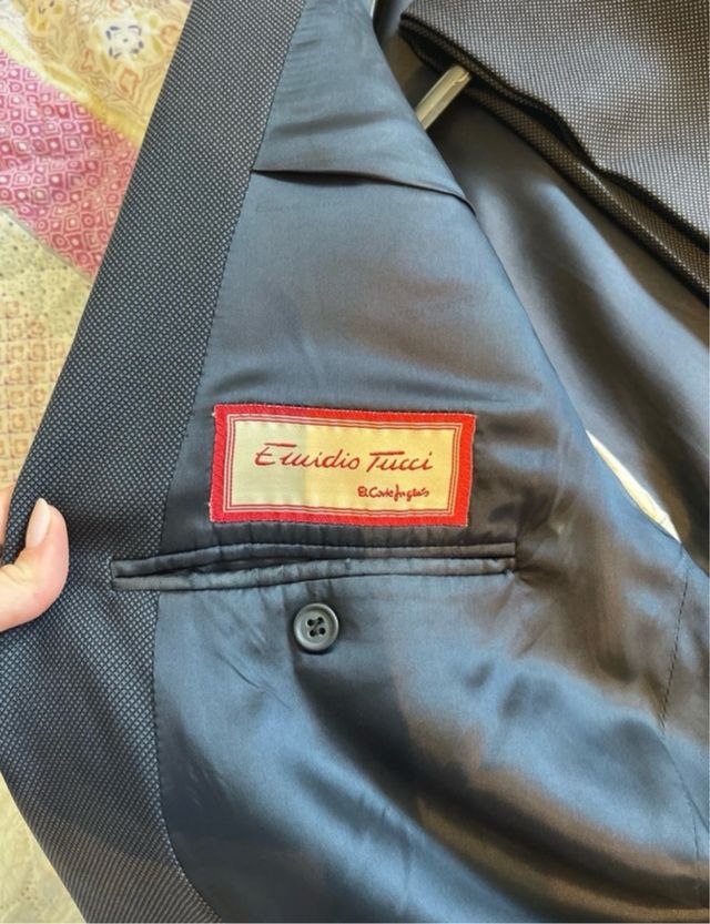 Traje Negro Emidio Tucci