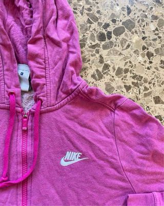 Chaqueta Nike Rosa con Cremallera