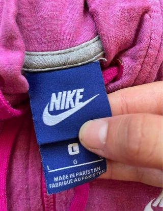 Chaqueta Nike Rosa con Cremallera