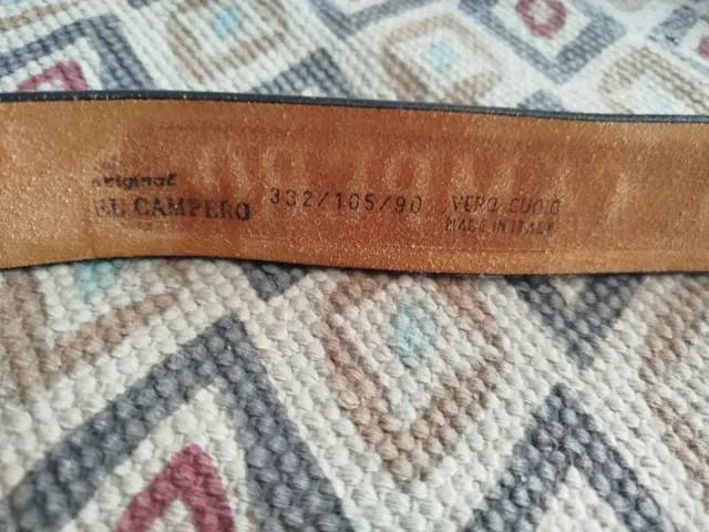 Cinturón de cuero El Campero con flores