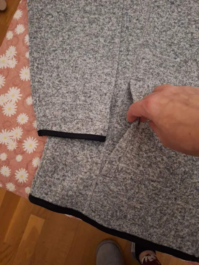 Chaqueta polar hombre gris