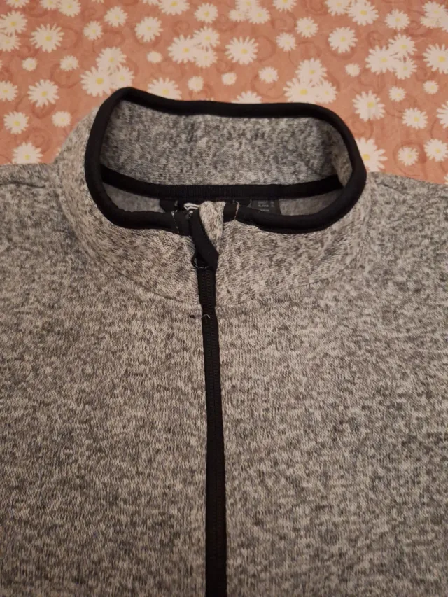 Chaqueta polar hombre gris