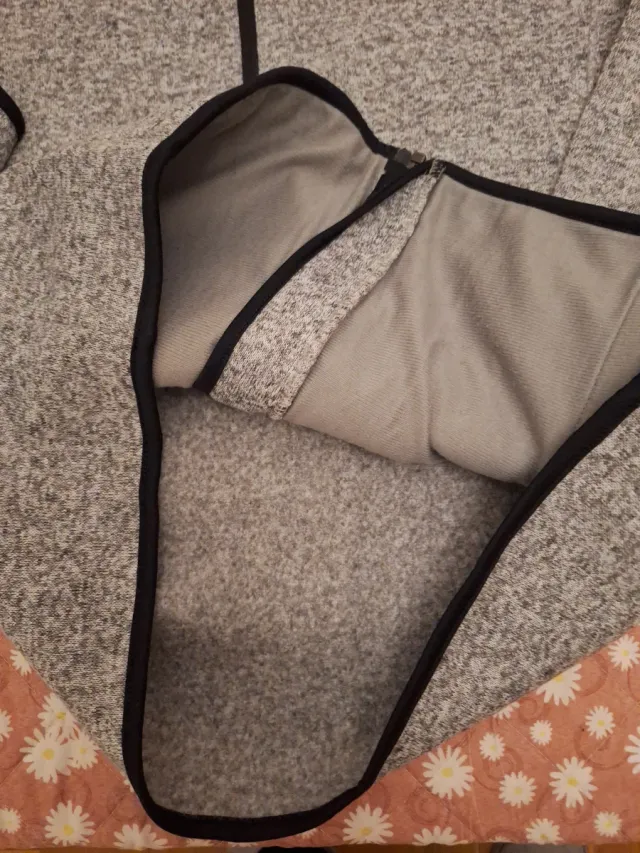 Chaqueta polar hombre gris