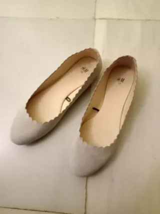 Bailarinas H&M beige talla 38