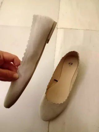 Bailarinas H&M beige talla 38