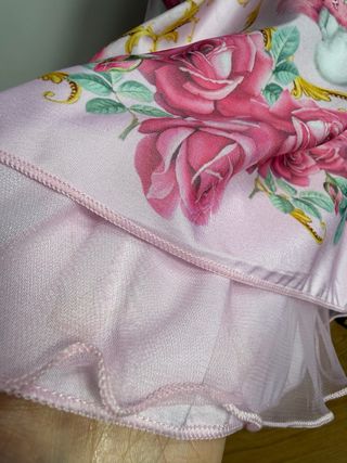 Vestido Rosa Cerimónia Criança Tamanho 8