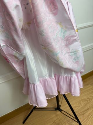 Vestido Rosa Cerimónia Criança Tamanho 8