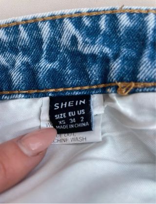 Shorts jeans Shein effetto stone
