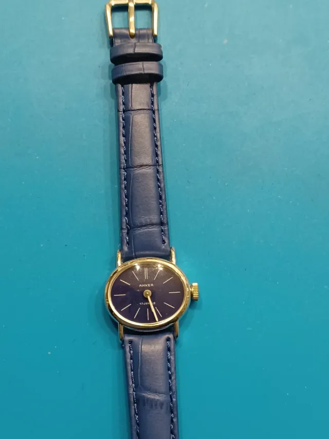 Orologio Anker donna blu e argento