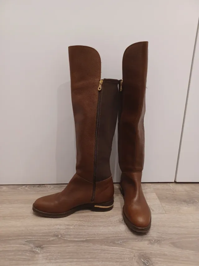 Botas altas piel mujer Pedro Miralles Marrón