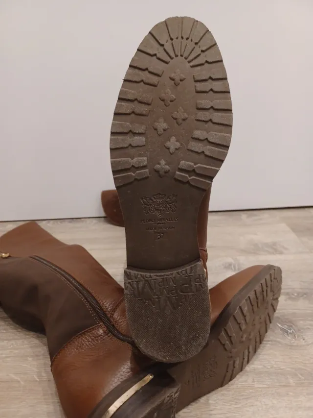 Botas altas piel mujer Pedro Miralles Marrón