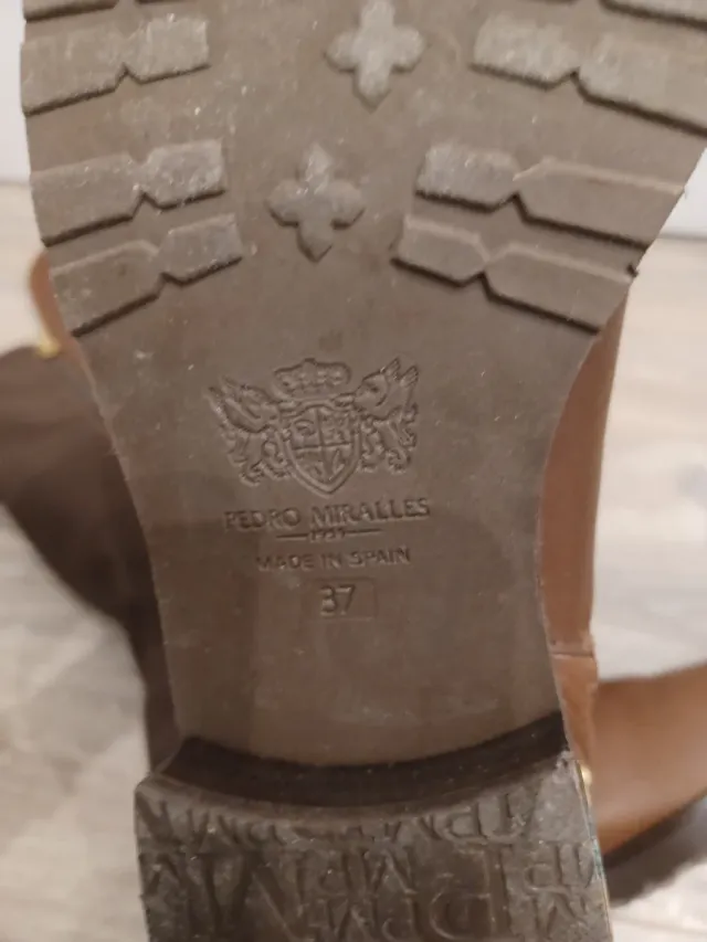 Botas altas piel mujer Pedro Miralles Marrón