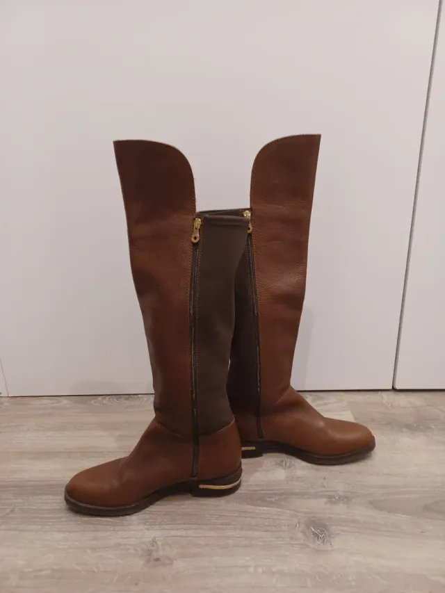 Botas altas piel mujer Pedro Miralles Marrón