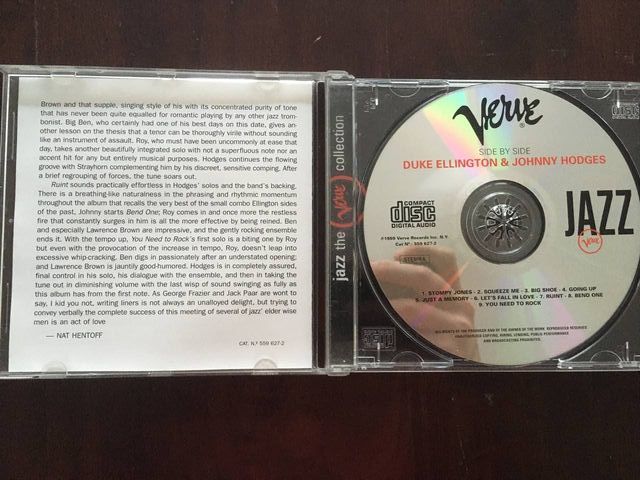 CD Duke Ellington & Johnny Hodges - Side by Side