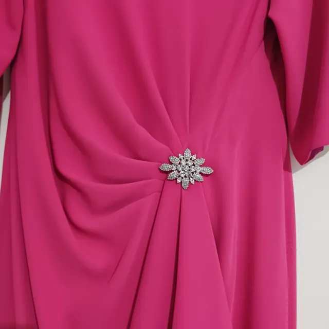 Traje fiesta/madrina rosa