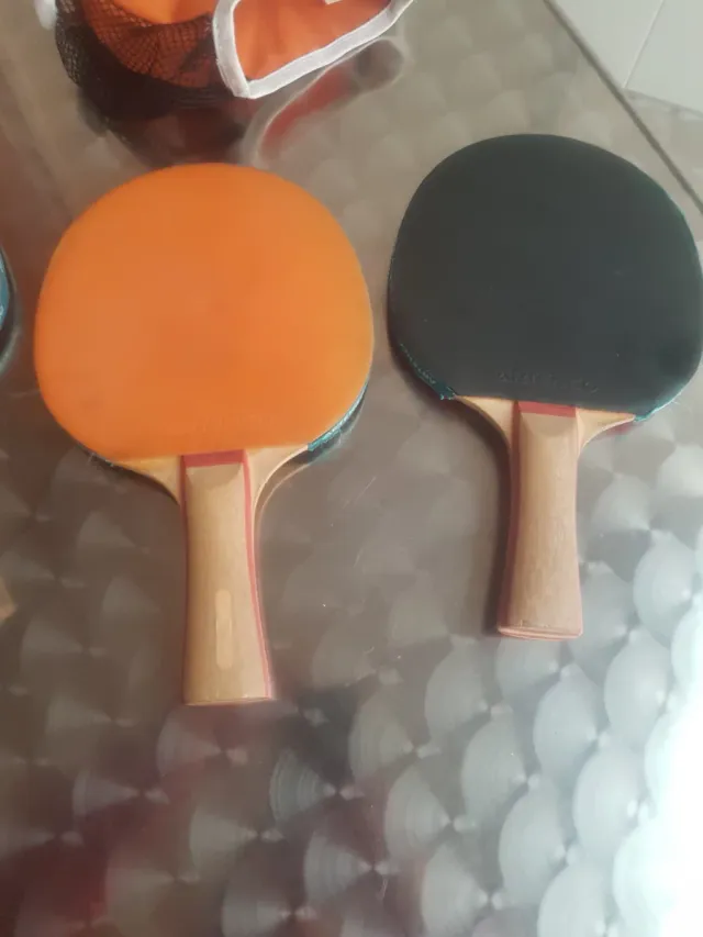 Set 4 Palas Ping Pong + Funda