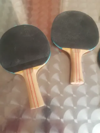 Set 4 Palas Ping Pong + Funda