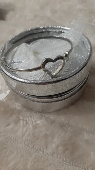 Brazalete Plata 925 Corazón