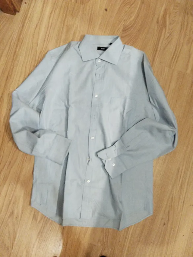 Camisa Hugo Boss Azul Hombre