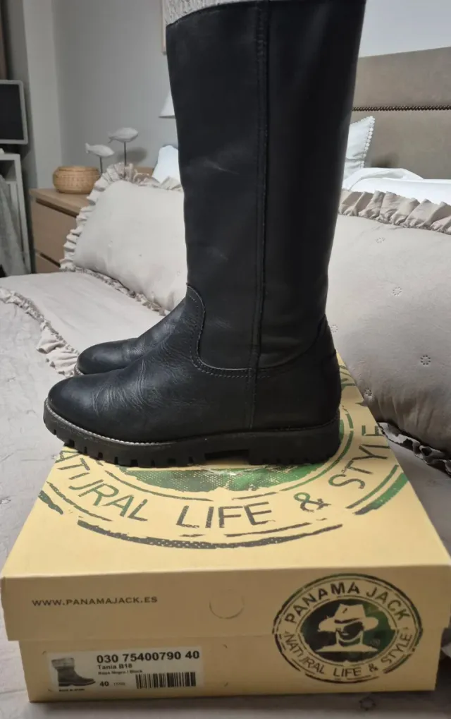 Botas Panama Jack Tania 818 Negras Talla 40