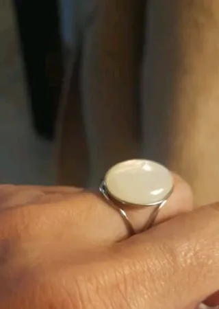 2 Anillos Acero Inoxidable Plateado