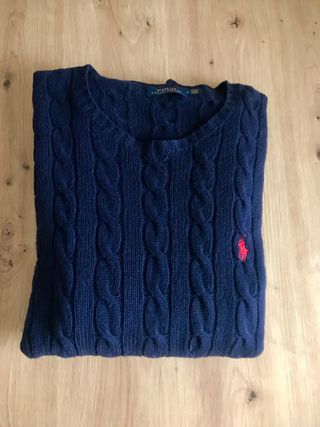 Polo Ralph Lauren jersey trenzado L hombre