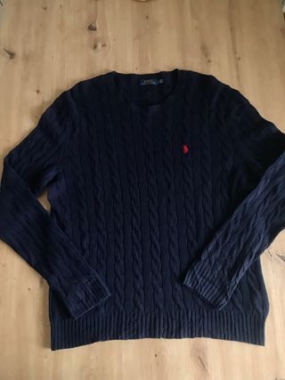 Polo Ralph Lauren jersey trenzado L hombre
