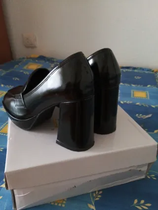 Zapatos de tacón negros mujer
