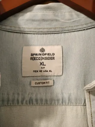 Camisa vaquera Springfield XL
