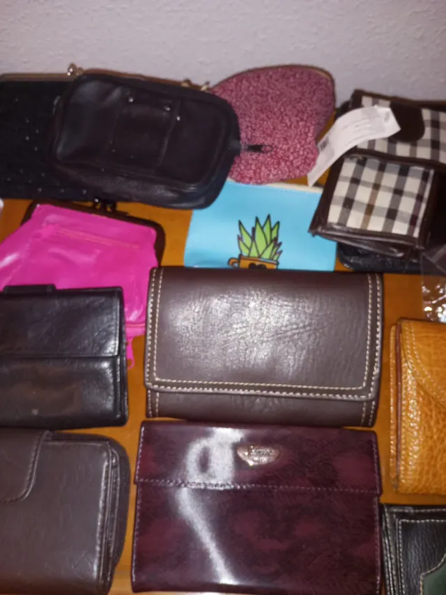 Lote de Carteras Variadas de chico y mujer
