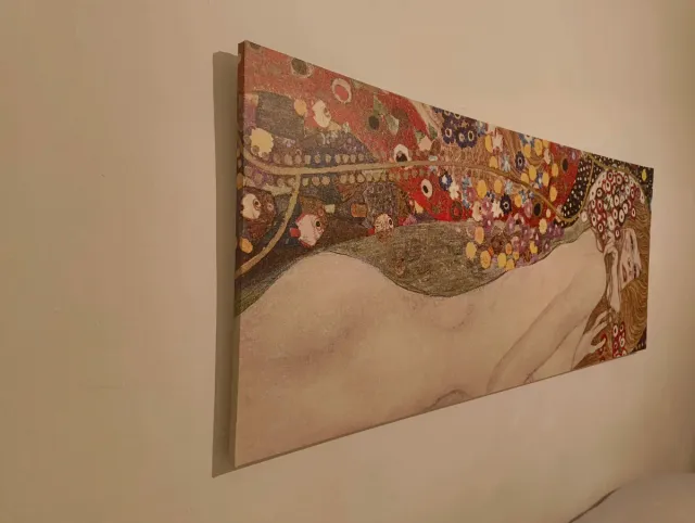 Quadro Gustav Klimt Serpenti d'Acqua II