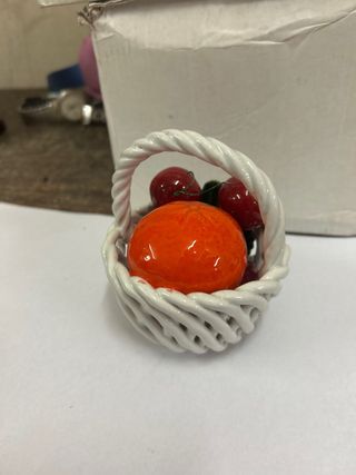 Soprammobile Cesto Frutta Ceramica