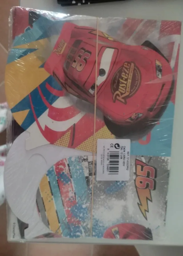 Caja chuches Cars cumpleaños