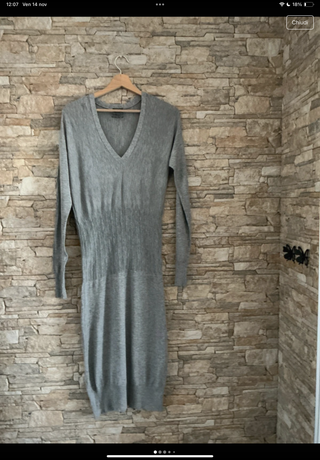 Calvin Klein Vestito Grigio Taglia M