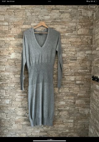 Calvin Klein Vestito Grigio Taglia M
