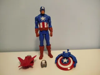 Figura Capitán América con Accesorios